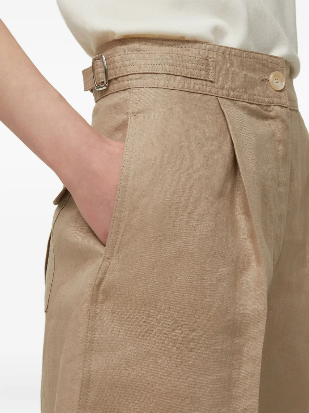 Pennyblack Geplooide shorts Beige