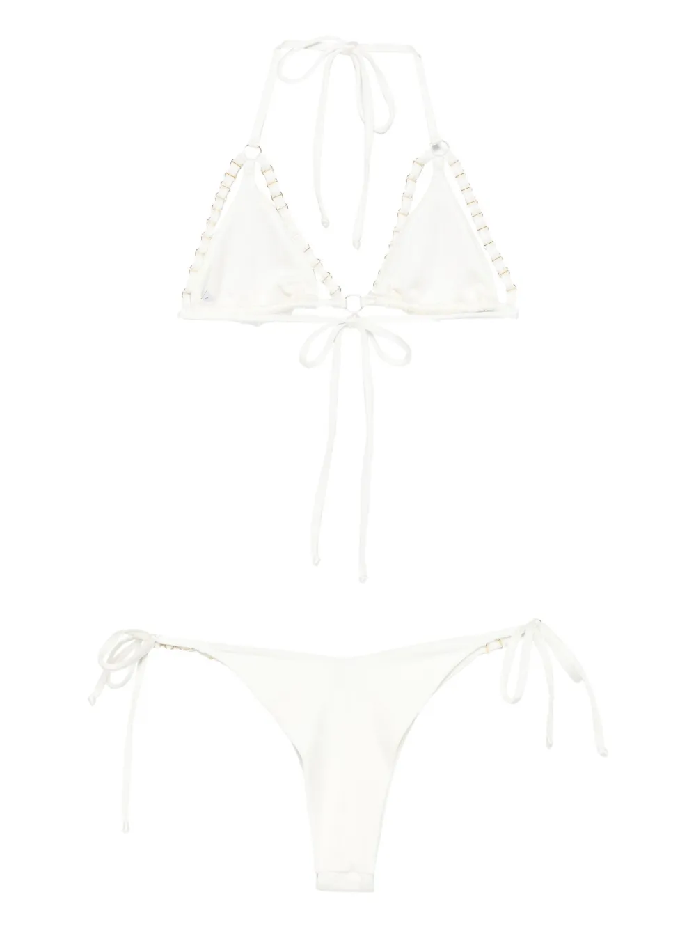 Mazzei ring-embellished triangle bikini | Bikinis | Image 2