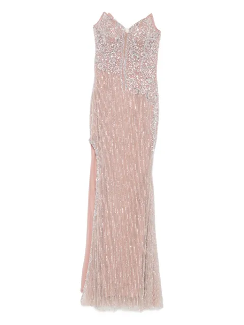 Holland & Holland embellished strapless maxi dress