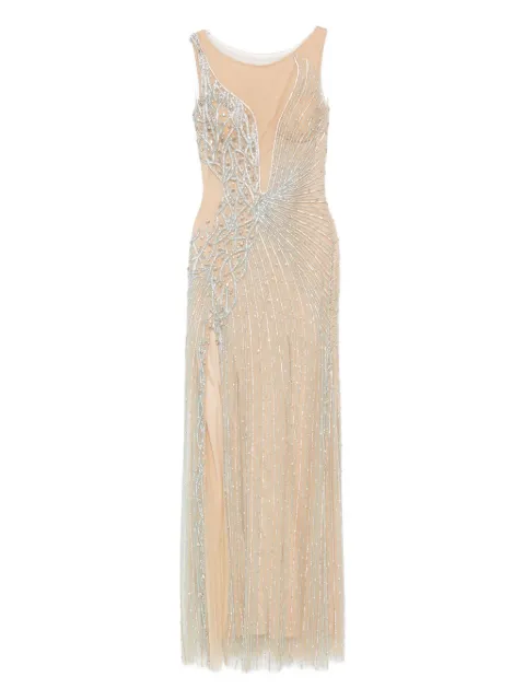 Holland & Holland embellished round-neck maxi dress