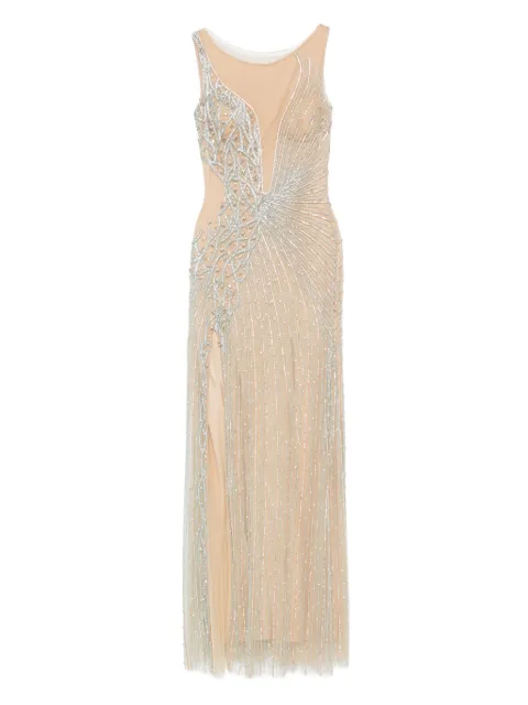 Holland & Holland embellished round-neck maxi dress
