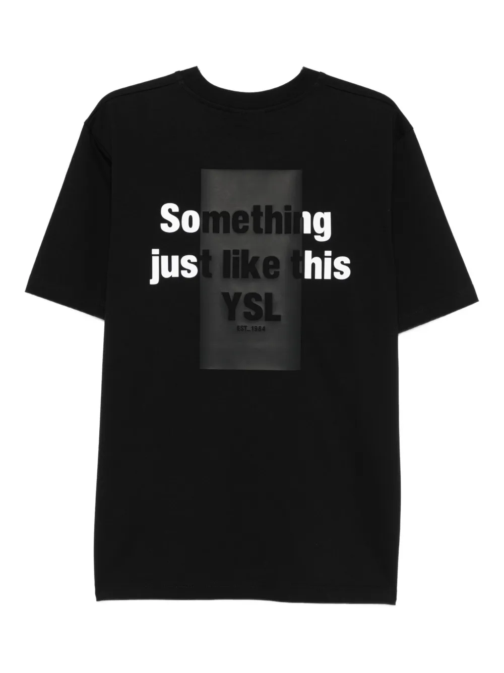 YES LONDON T-shirt met ronde hals - Zwart