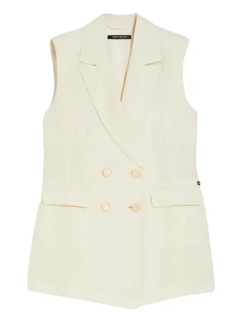 Pennyblack double-breasted sleeveless vest
