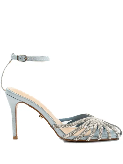 TWENTY FOURHAITCH 90mm crystal-embellished pumps