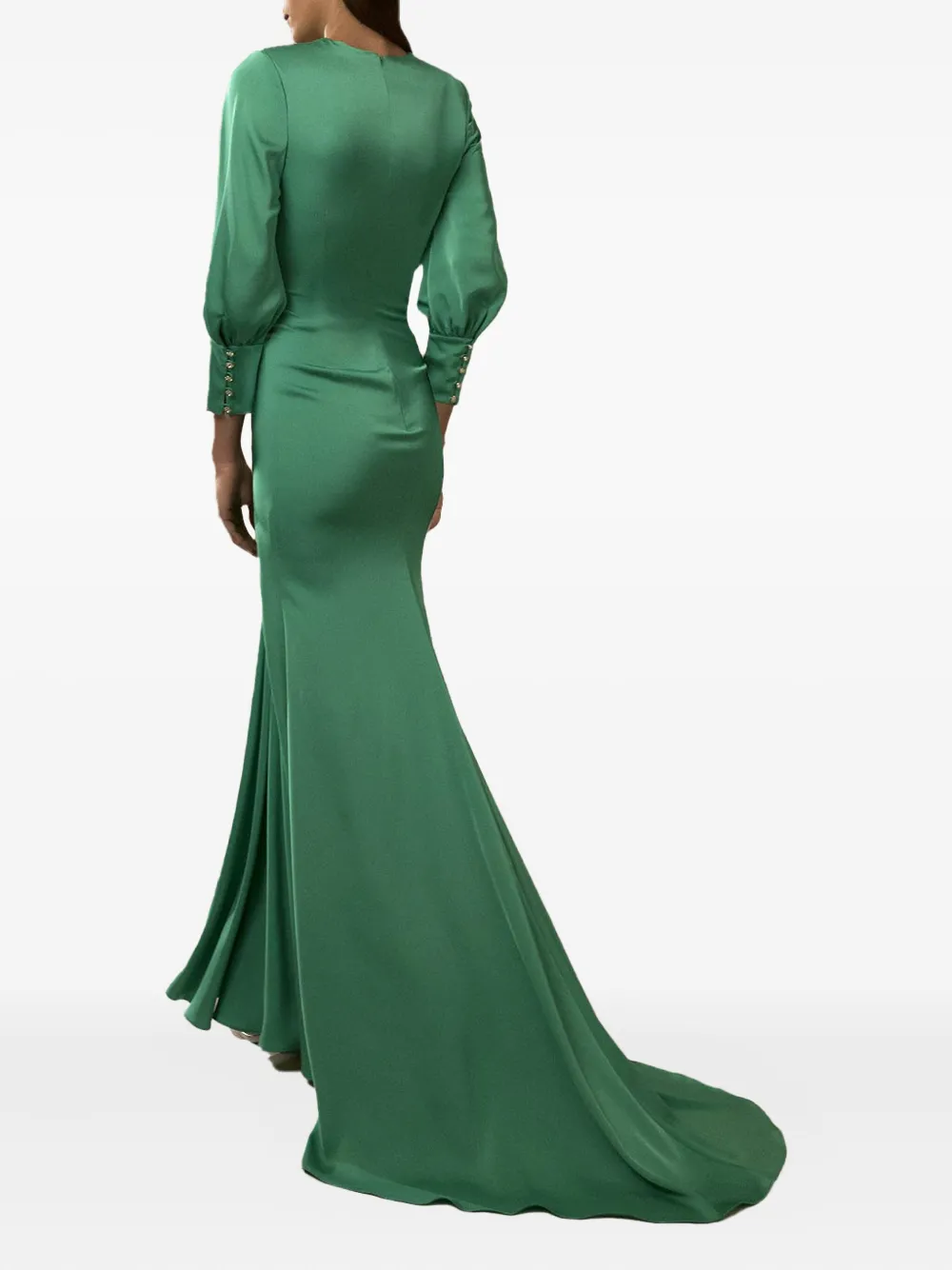 Nicole Miller V-neck gathered dress | Cocktail & Party Dresses | Image 2