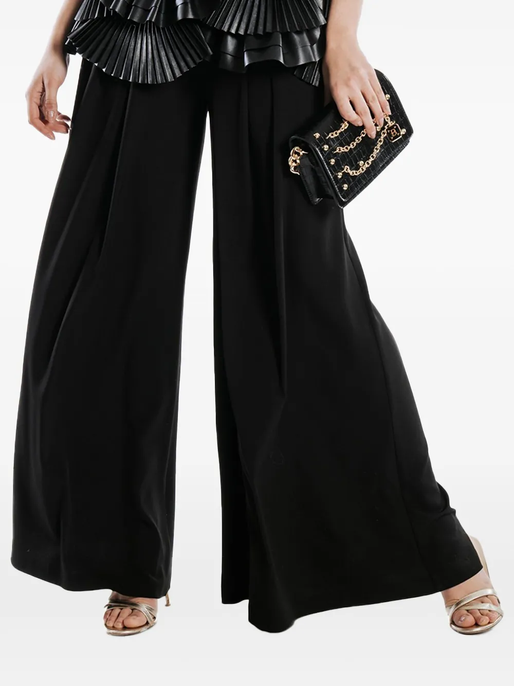 Babylone Paris pleated trousers | Black | Image 1