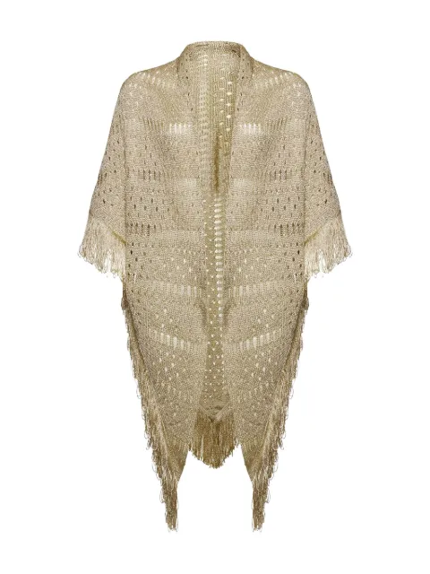 SIMONA CORSELLINI fringed scarf