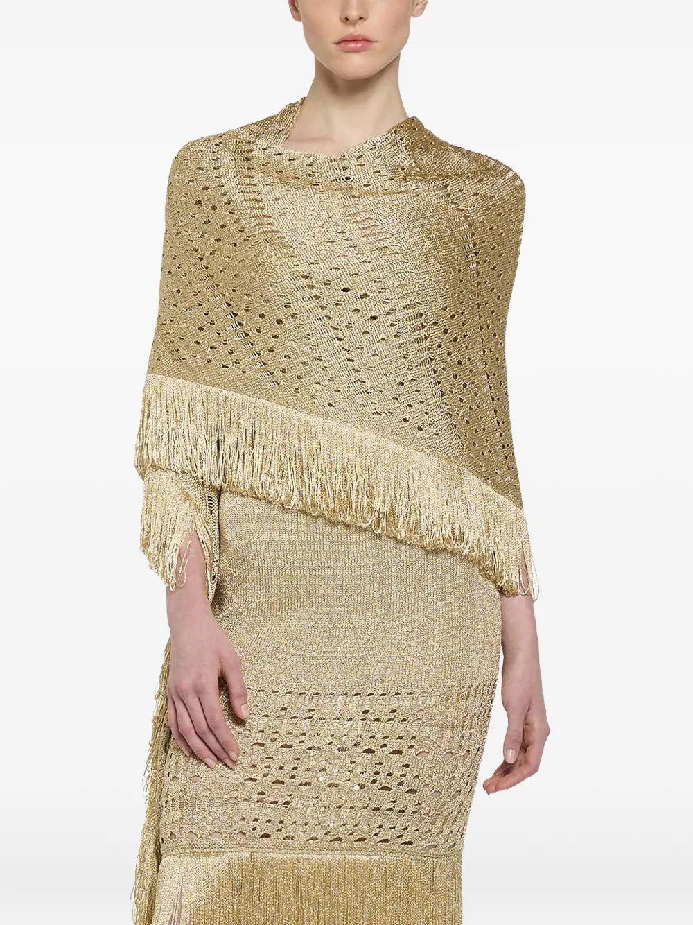 SIMONA CORSELLINI fringed scarf | Image 2