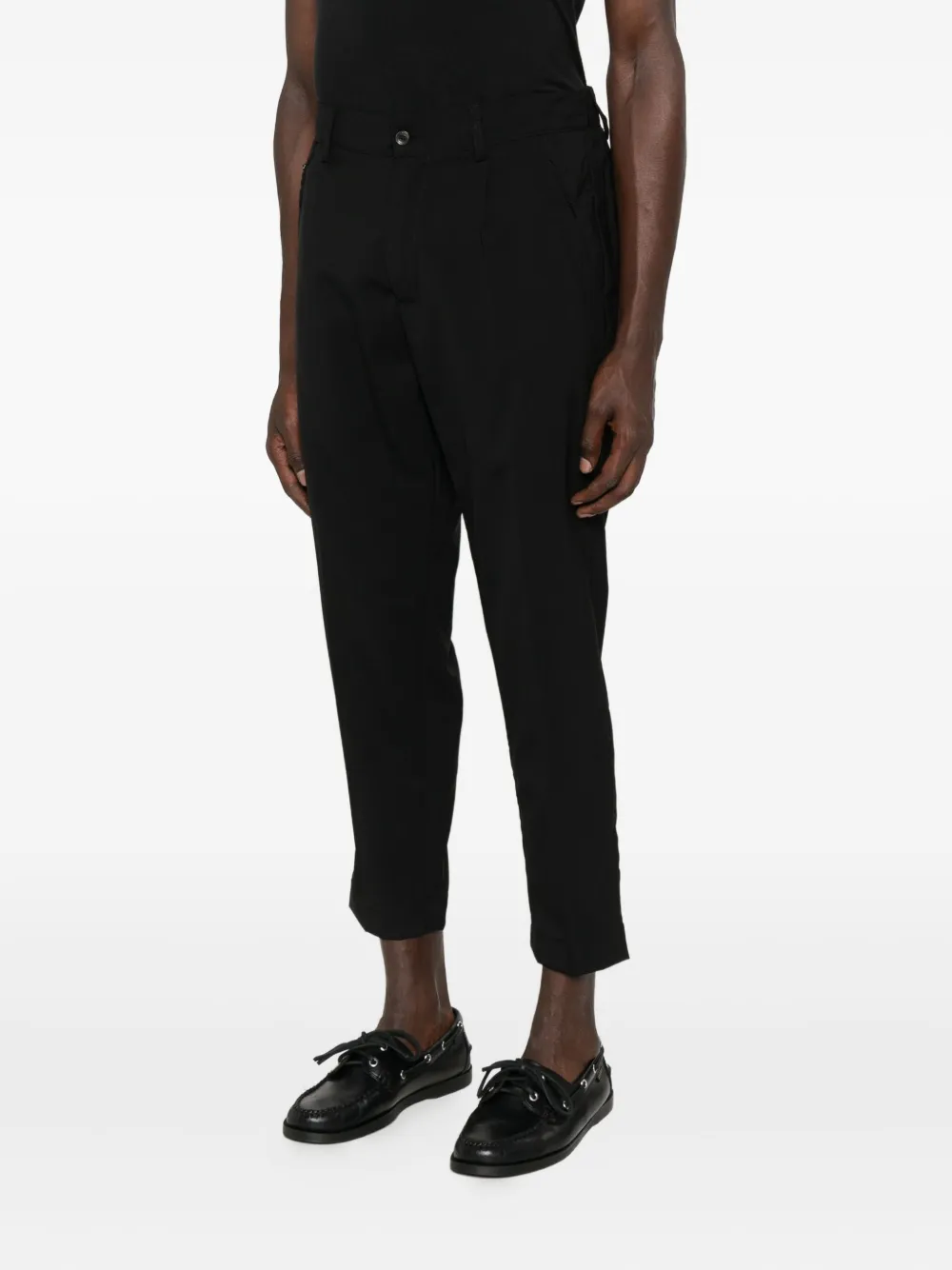 YES LONDON Broek met ritszak Zwart