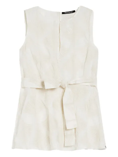 Pennyblack patterned-jacquard belted vest