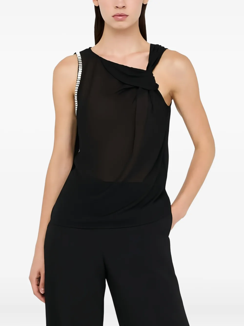 Liu •jo Top Liu Jo Woman Color Black In Black