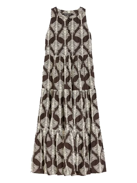 Pennyblack  tiered cotton midi dress