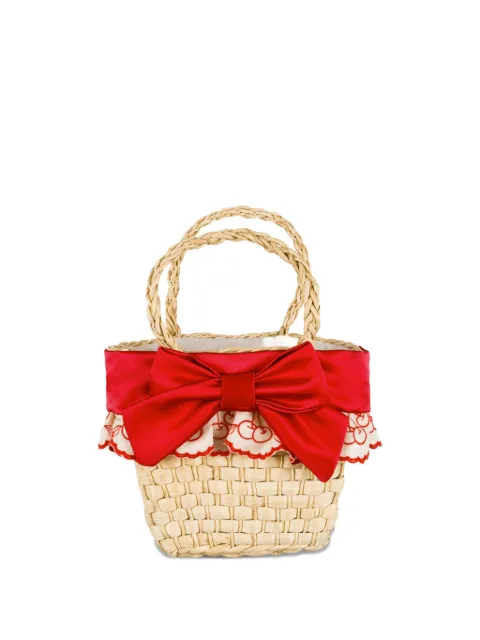 Vivetta Kids woven bow bag