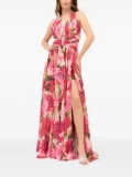 Babylone Paris floral-print halter-neck dress - Pink