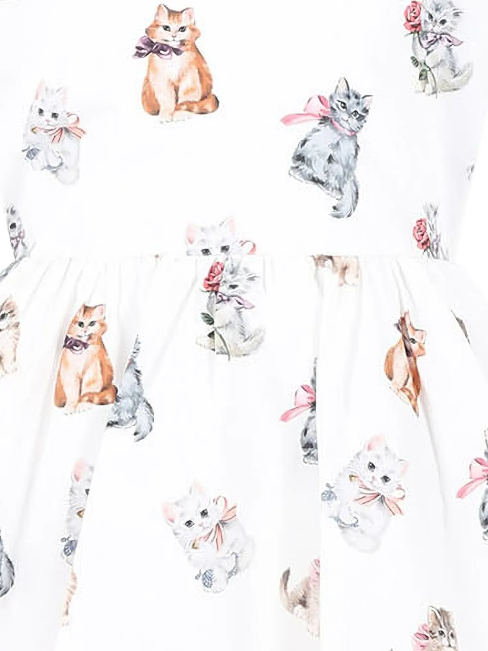 Vivetta Kids kittens-print sleeveless dress | Casual Dresses | Image 2