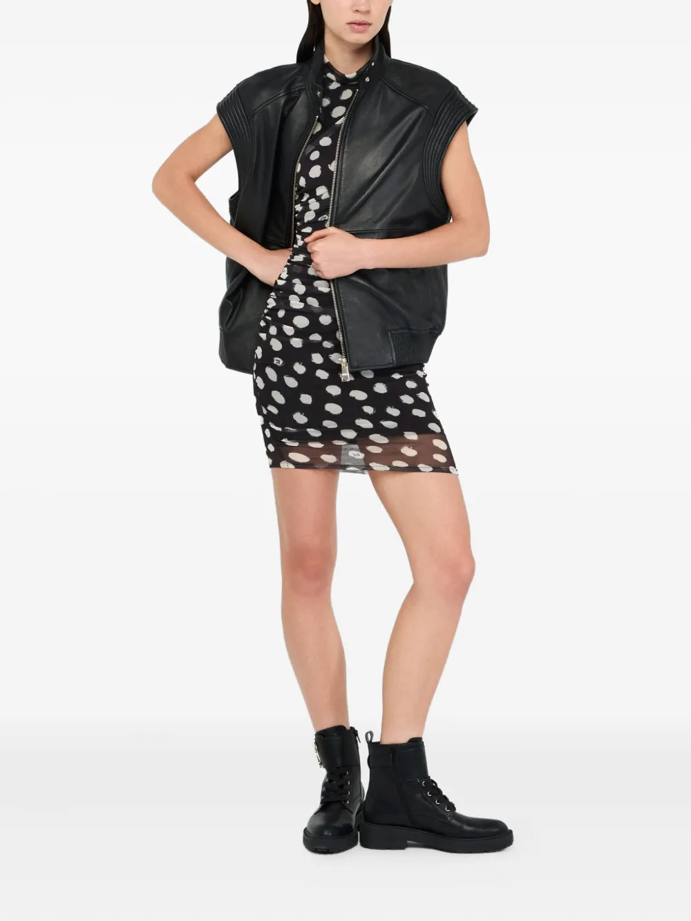 LIU JO oversized leather gilet | Waistcoats & Gilets | Image 2