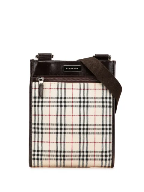 Burberry Pre-Owned 2000-2017 House Check Canvas crossbody bag