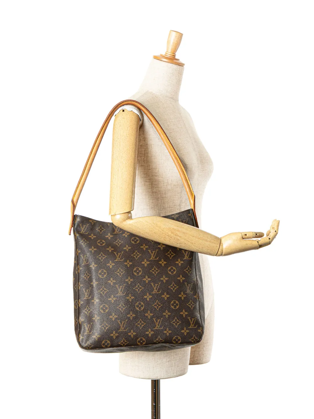 Louis Vuitton Pre-Owned 2002 Monogram Looping GM shoulder bag | Pre-Owned | Image 2