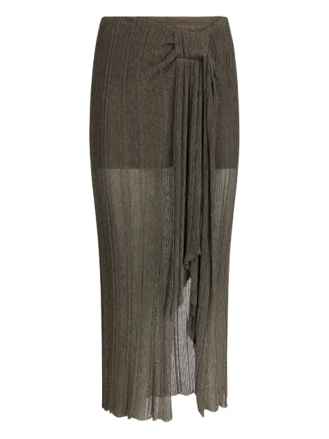 LIU JO Lurex® knit skirt