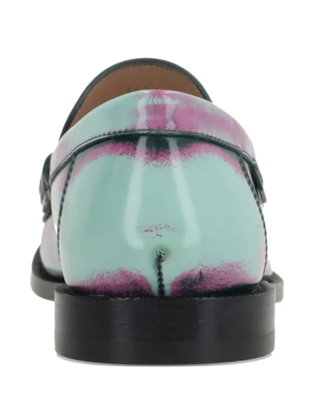 LOEWE Leren penny loafers Blauw
