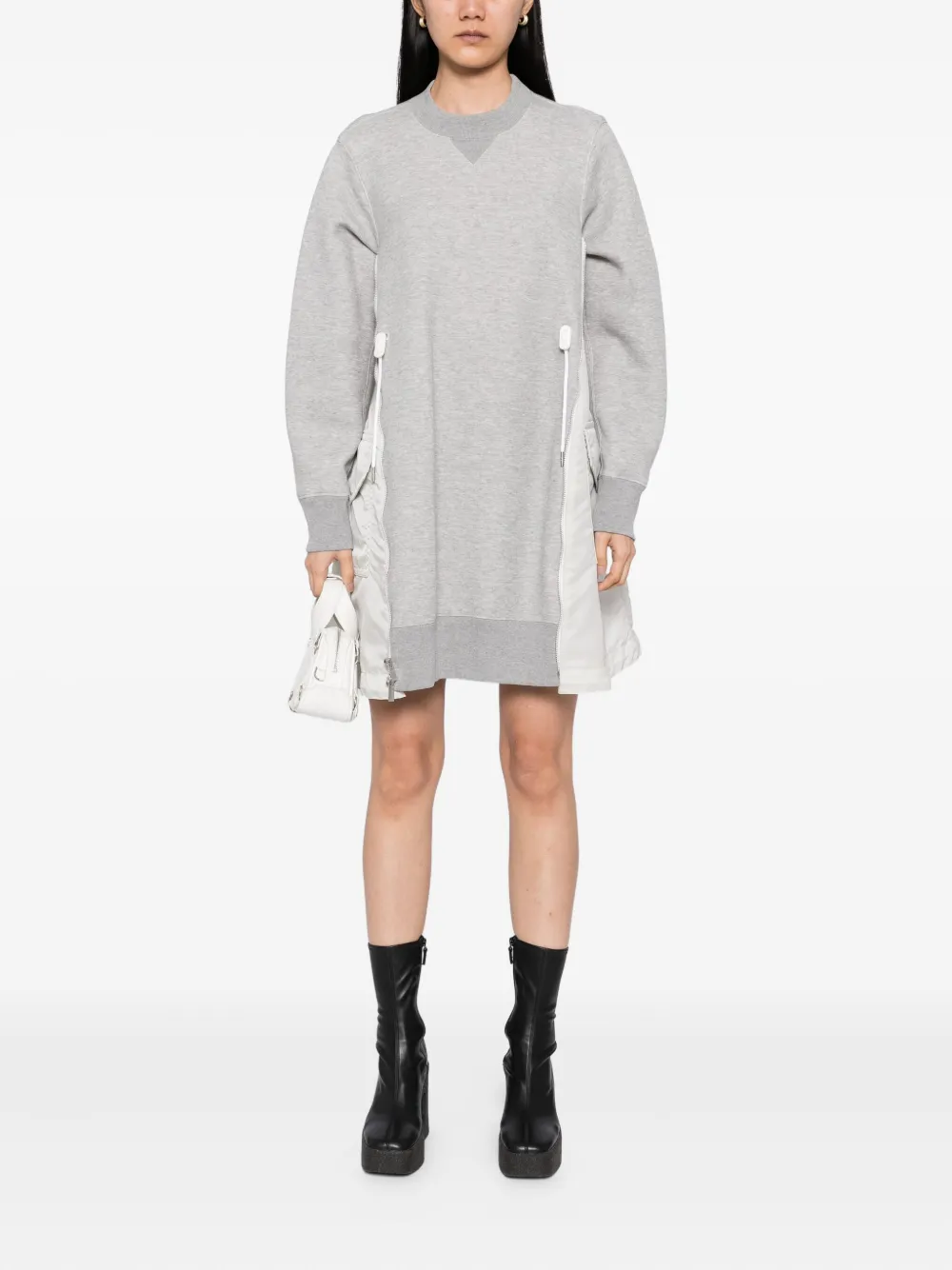 Sacai Sponge jurk - Grijs