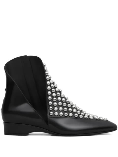 Alaïa botas con cierre lateral y tacón de 30mm