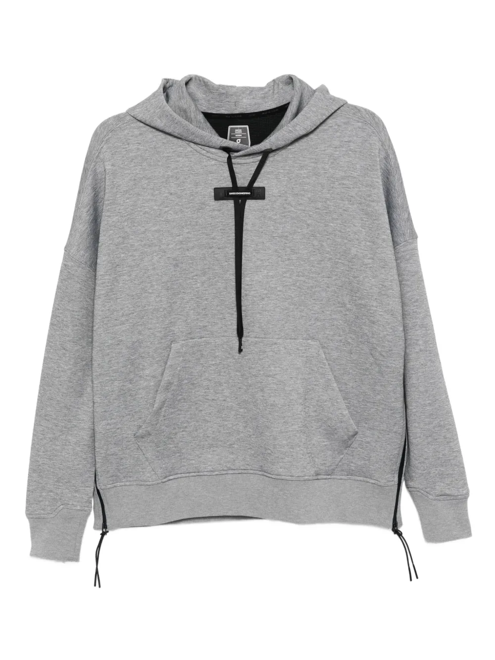 On Running logo-patch hoodie | Grey | Image 1