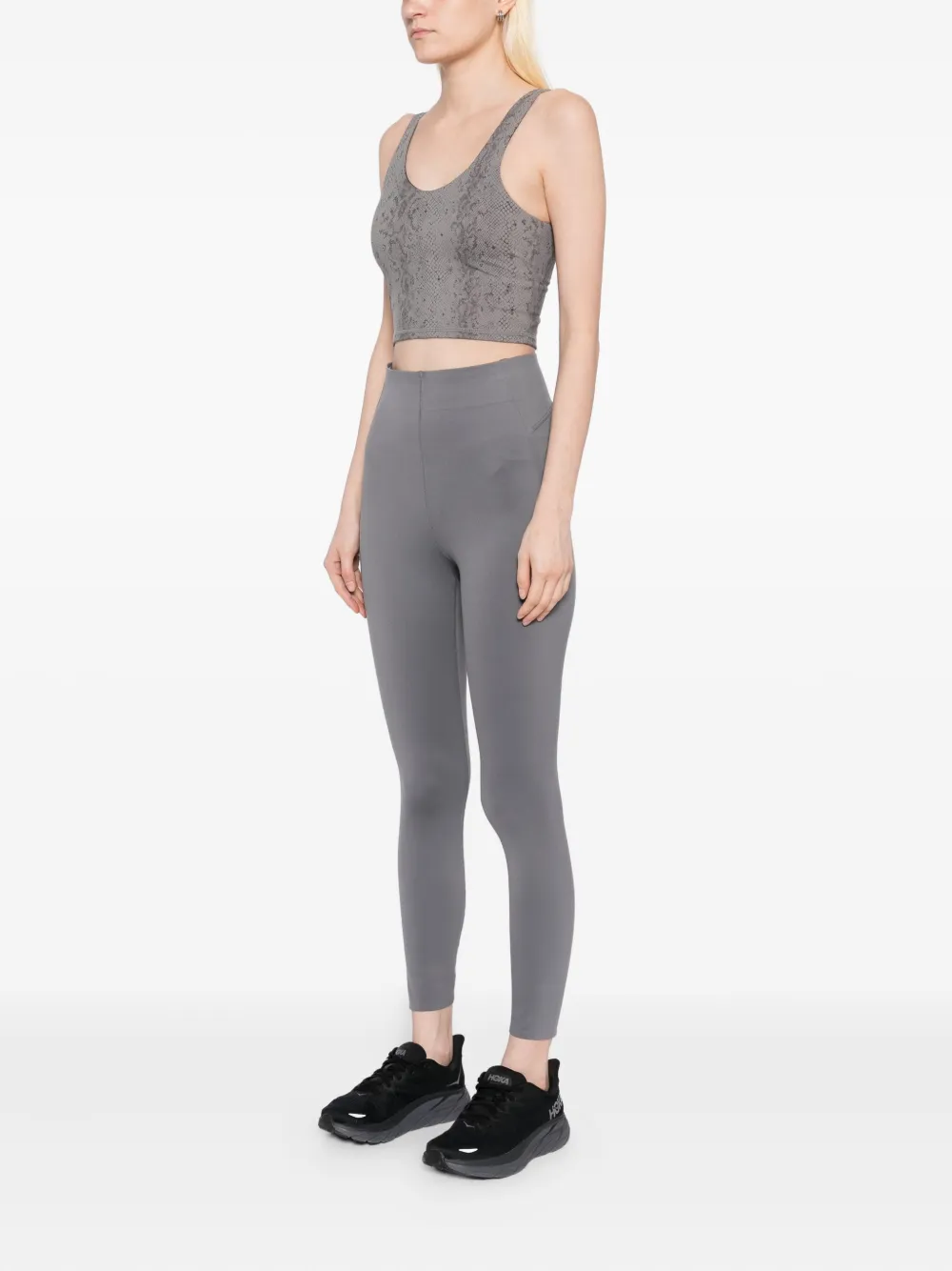 On Running Studio Tights 7 8 legging Grijs
