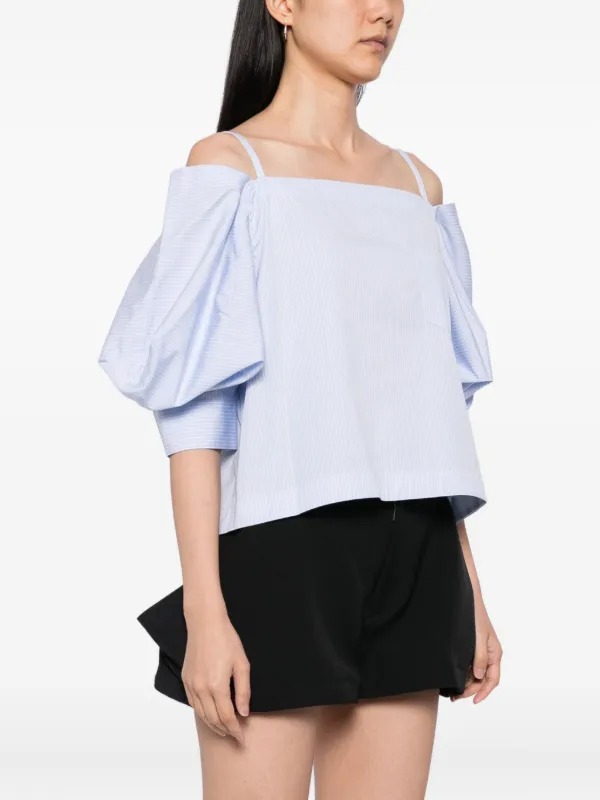 sacai トップス Sacai Striped Top | FARFETCH JO