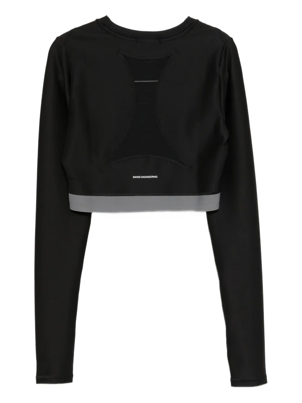 On Running train long-sleeves crop top | Compression Tops | Image 2