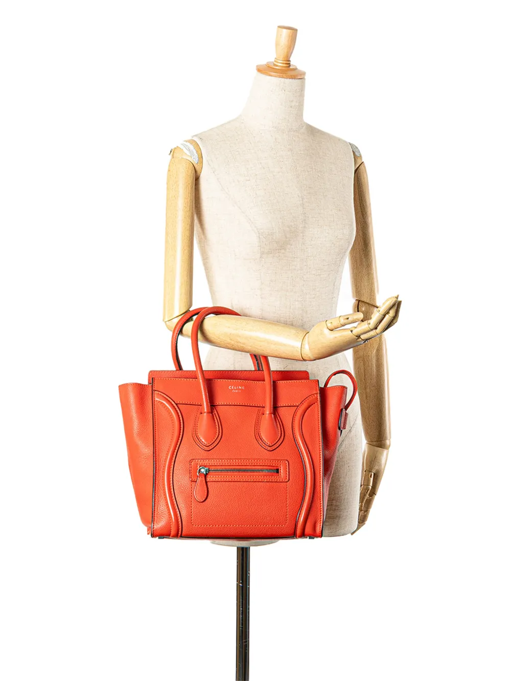 Céline Pre-Owned 2012 Micro Calfskin Luggage Tote handbag | Pre-Owned | Image 2