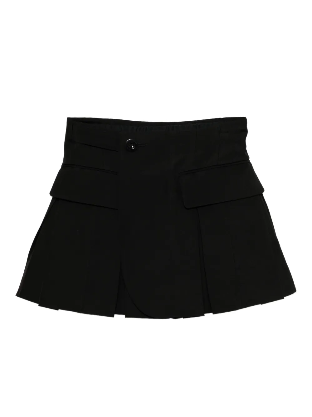 pleated shorts