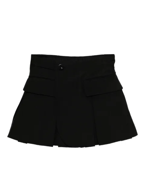 sacai pleated shorts