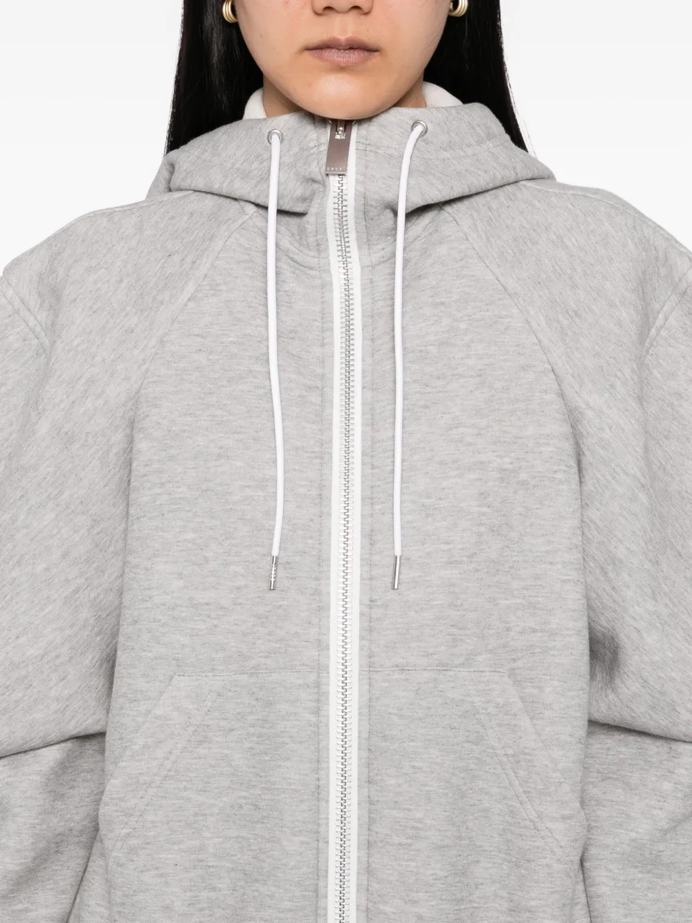 sacai Sponge hoodie Grijs