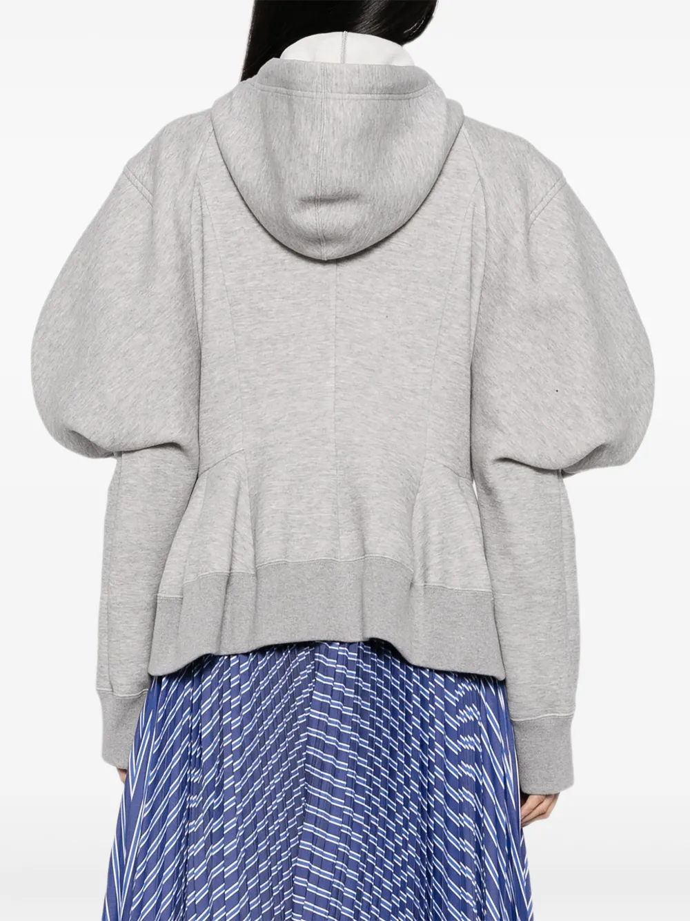 sacai Sponge hoodie Grijs