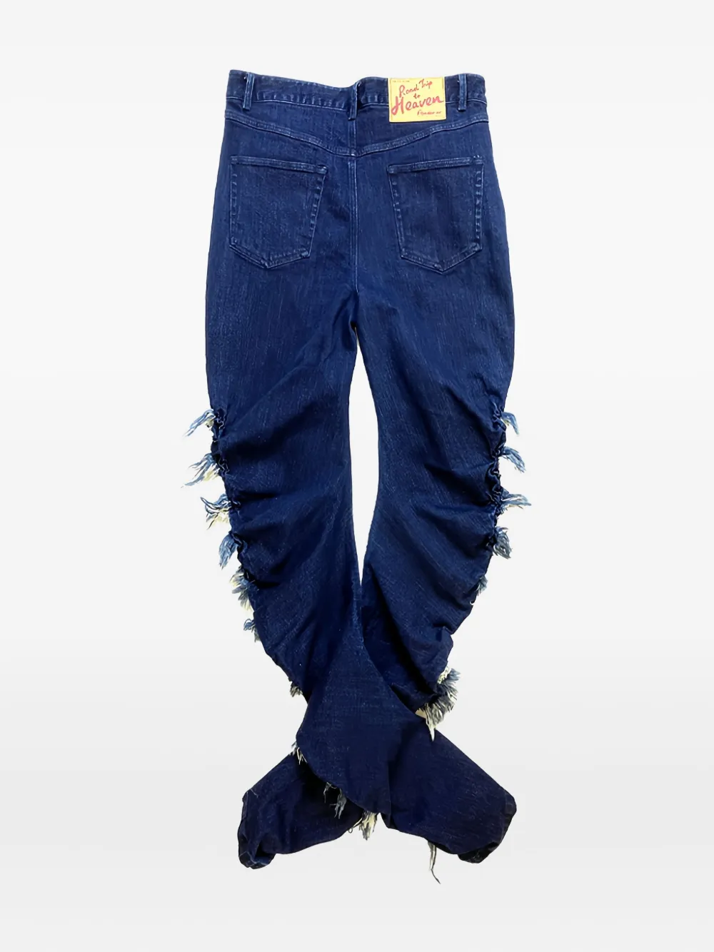 PONDER.ER Gaso jeans met franje - Blauw
