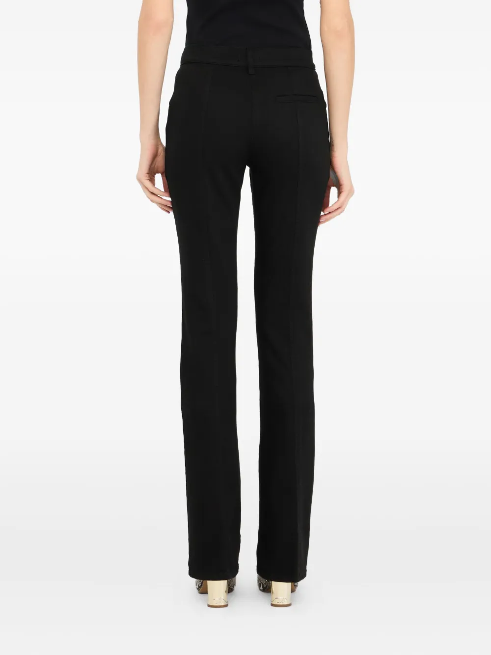 Liu •jo Flared Cotton Bull Trousers