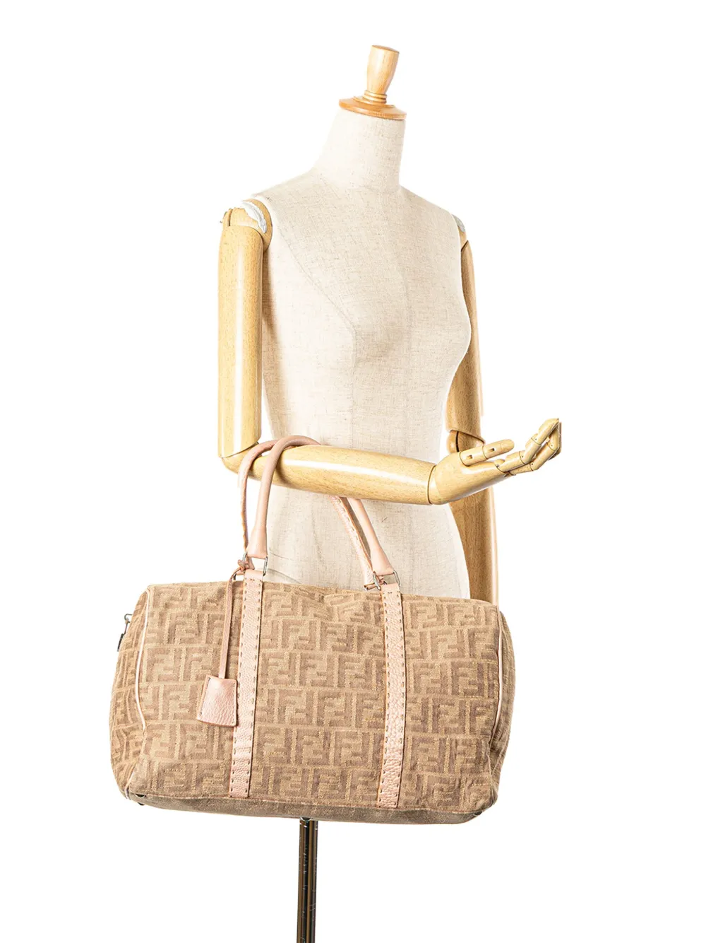 Fendi Pre-Owned 2000-2010 Zucca Canvas Selleria boston bag | Pre-Owned | Image 2