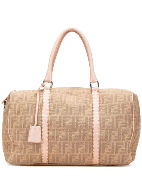 Fendi Pre-Owned 2000-2010 Zucca Canvas Selleria boston bag