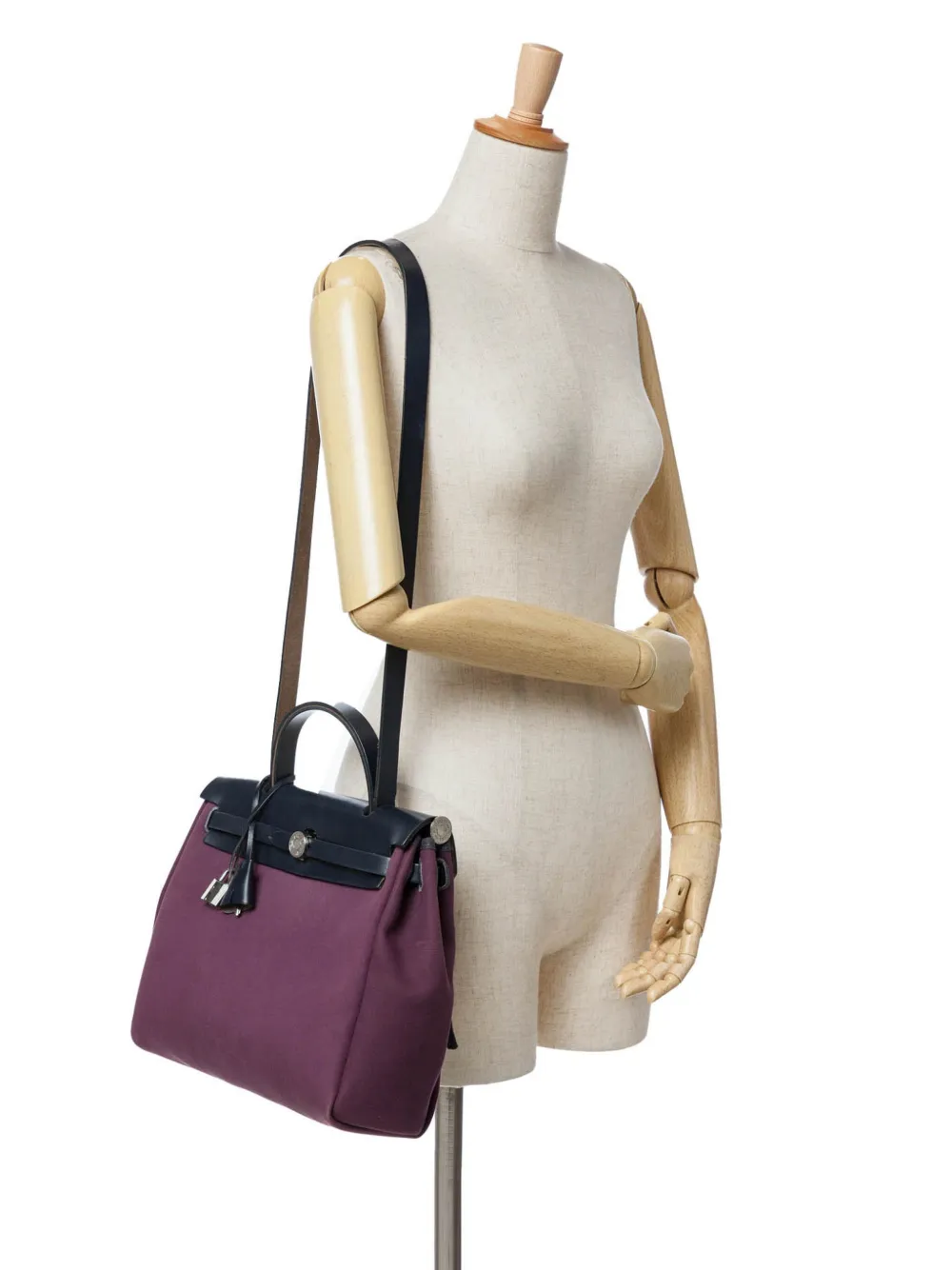 Hermès Pre-Owned 2019 Toile Herbag Zip 31 satchel | Pre-Owned | Image 2