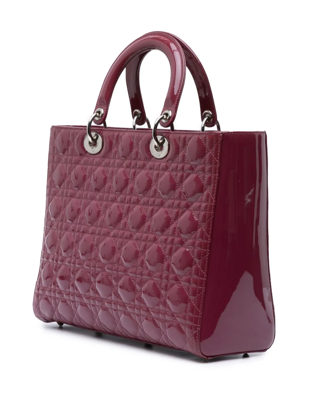 Christian Dior Pre-Owned 2012 Large Patent Cannage Lady Dior satchel | Estilos de archivo | Image 2