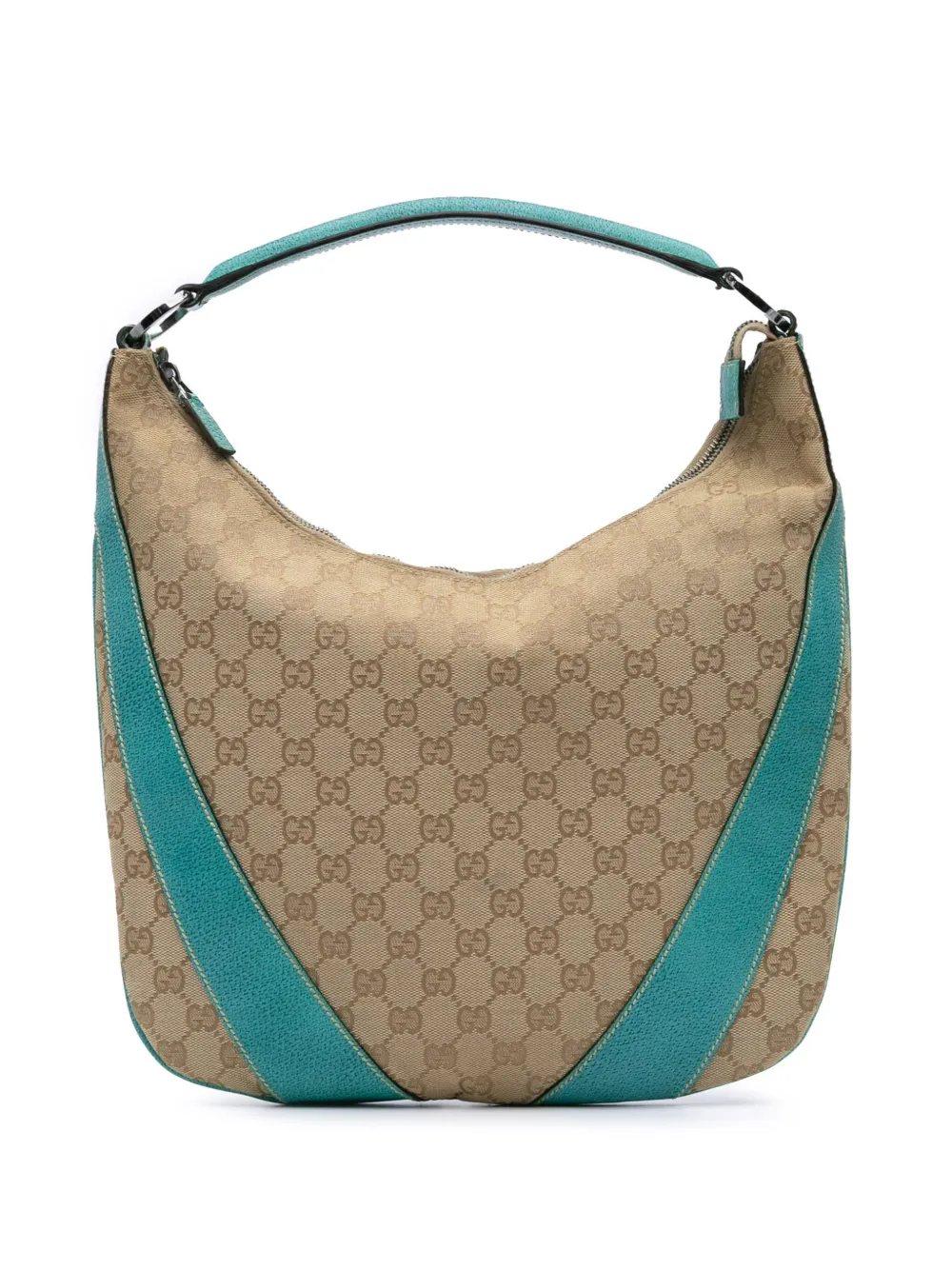 Gucci Pre-Owned 2000-2015 GG Canvas hobo bag | Blue | Image 1