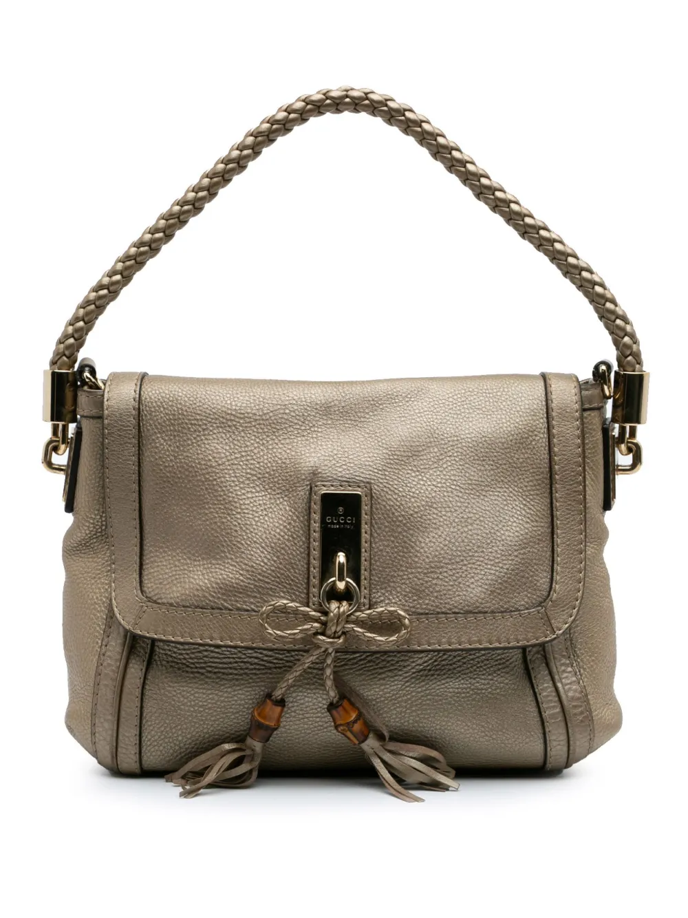 Gucci Pre-Owned 2016-2024 Leather Bella satchel | Gold | Image 1