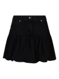LIU JO denim mini skirt - Black