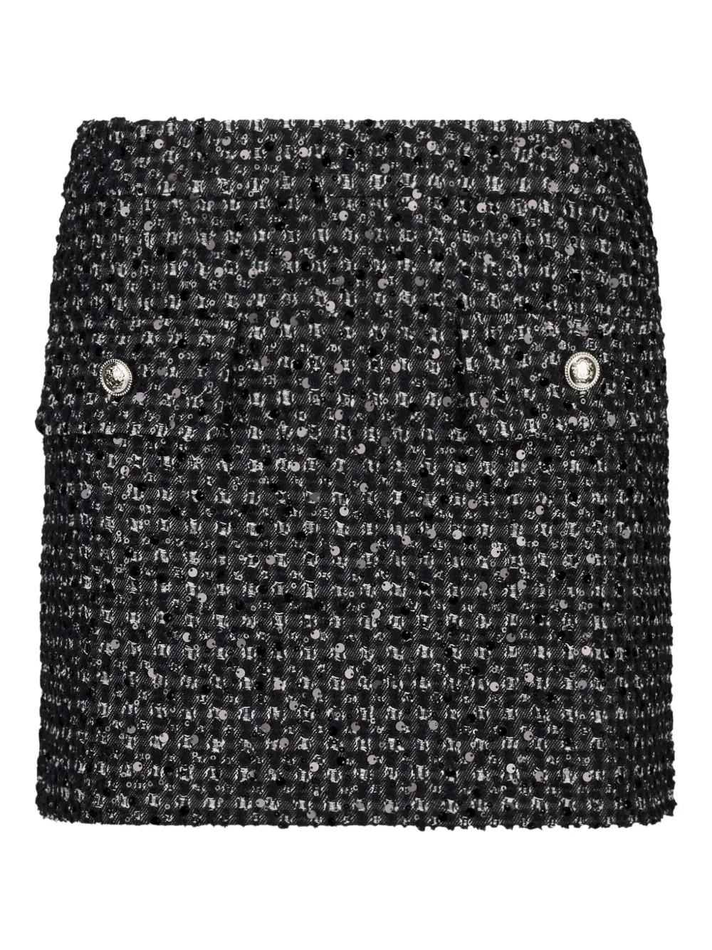 LIU JO Bouclé miniskirt | Black | Image 1