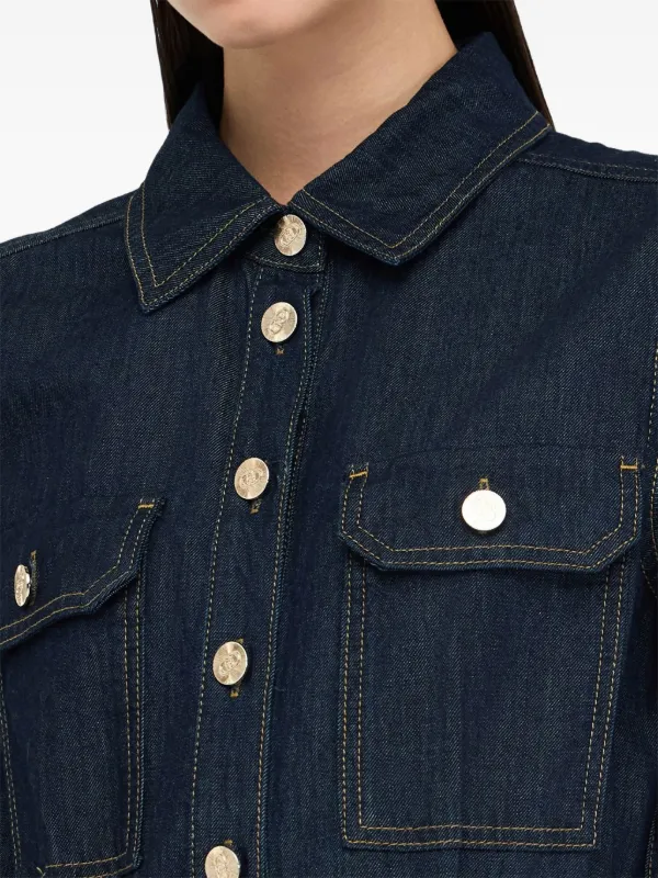 LIU JO Chemisier Denim Blu FARFETCH IT