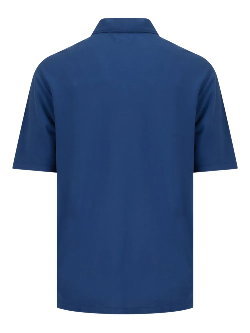 C.P. Company logo-print polo shirt - Blauw