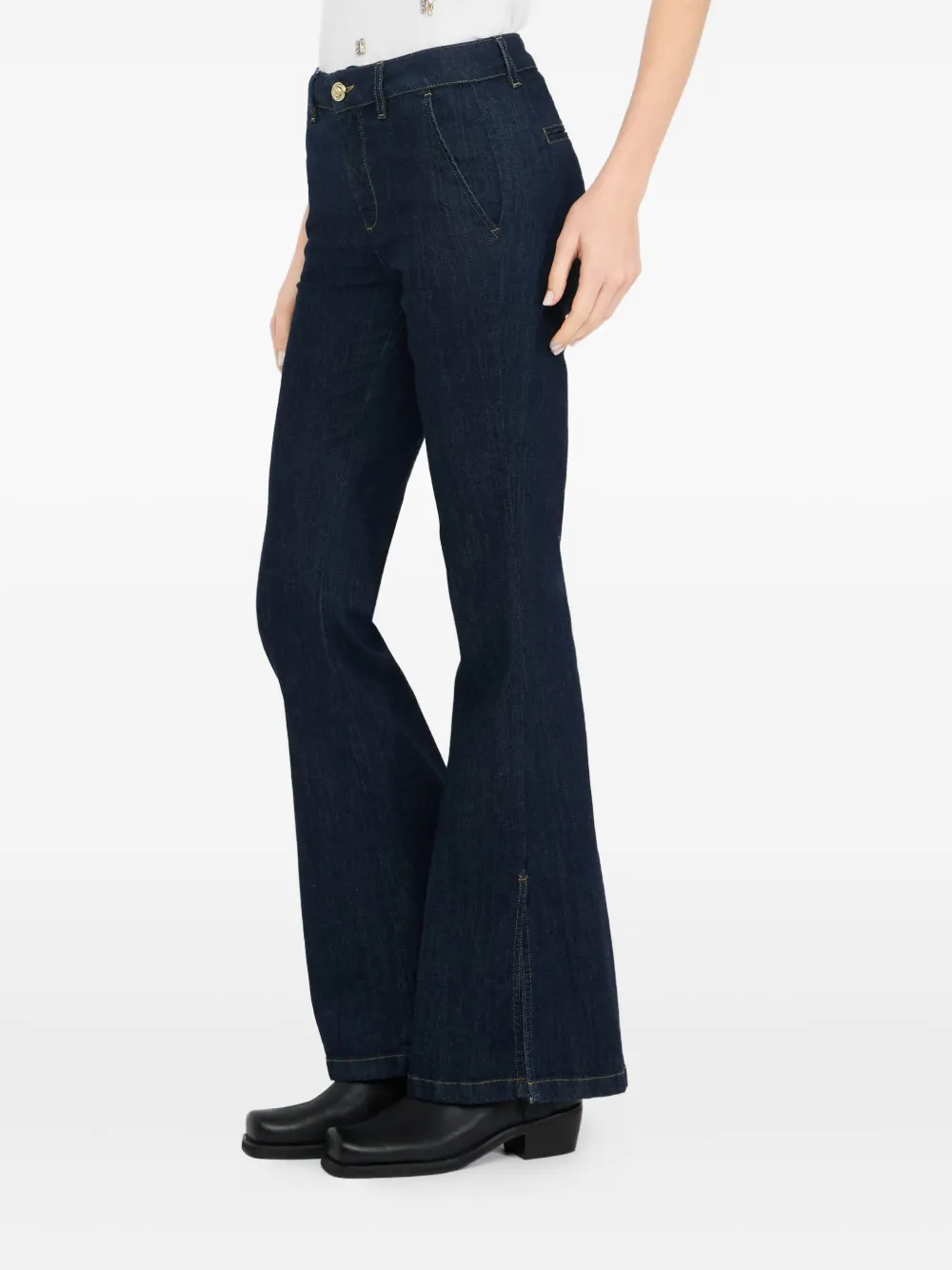 LIU •JO HIGH-RISE BOOTCUT JEANS