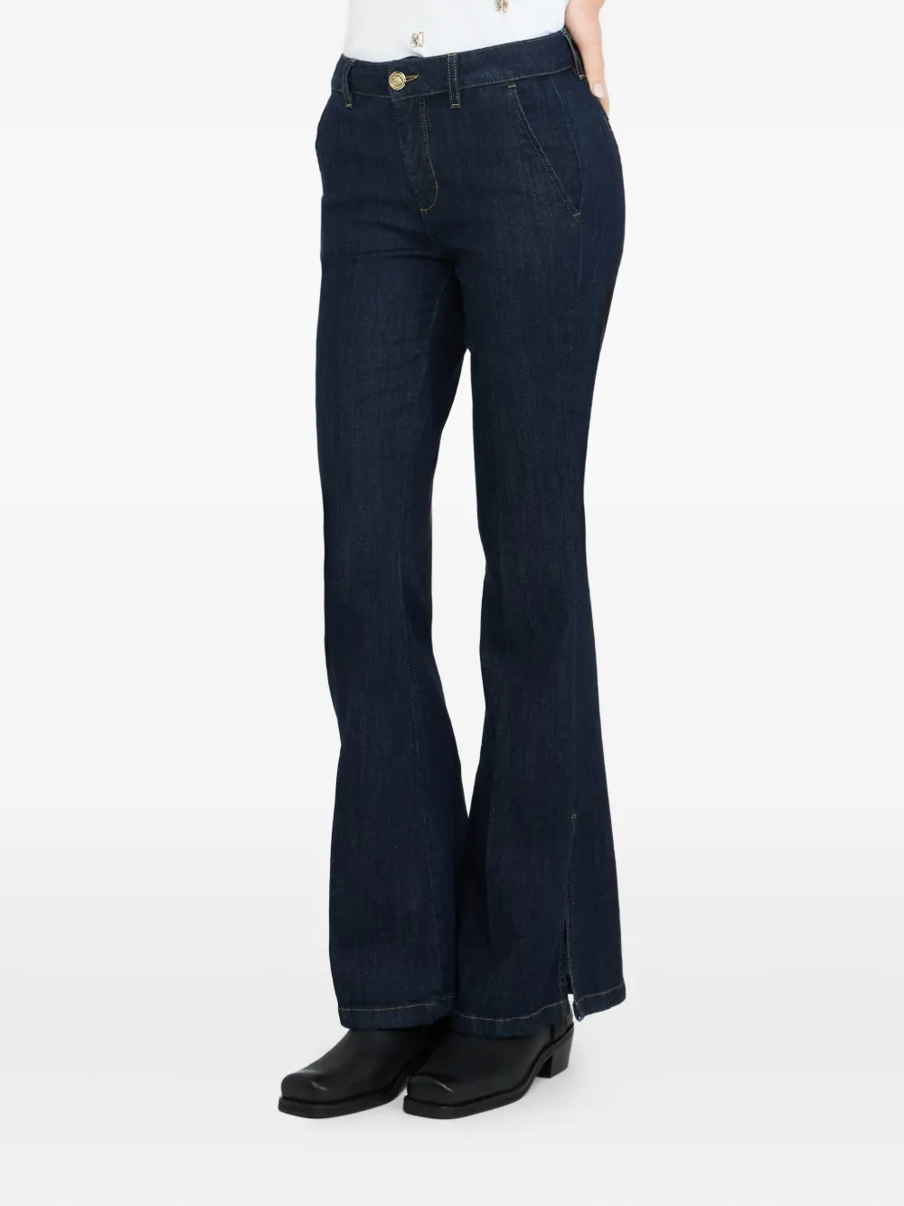LIU •JO HIGH-RISE BOOTCUT JEANS