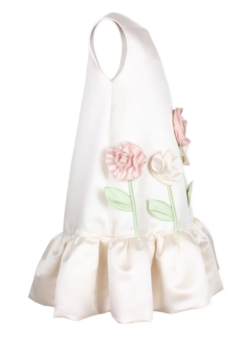 JESSIE AND JAMES KIDS Jurk met bloemenpatch Wit